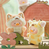 Lulu The Piggy Animal Party Puppet Show PVC Face Plush Keychain Blind Box