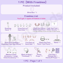 Forgotten City Series 1/8 Action Figure BJD Blind Box【Shipped in Sept./Oct. 2026】