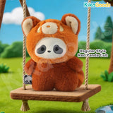 Panda Roll The Zoo in Hands Series Plush Keychain Blind Box