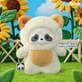 Panda Roll The Zoo in Hands Series Plush Keychain Blind Box