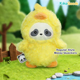 Panda Roll The Zoo in Hands Series Plush Keychain Blind Box