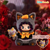 Pleasant Goat and Big Big Wolf X EMMA Grey and Red CP Limited Plush Figure Set