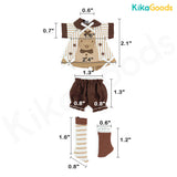 Mushroom Mycelium Naming Series 1/12 BJD Clothing Set