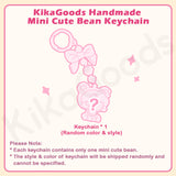 KikaGoods Handmade Cute Mini Bean Pendant Keychain