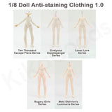 BJD/MJD Action Figure Anti-staining Clothing