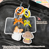 Flocked Milk Candy Dog Charm