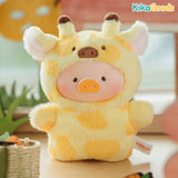 Lulu The Piggy Animal Party Puppet Show PVC Face Plush Keychain Blind Box