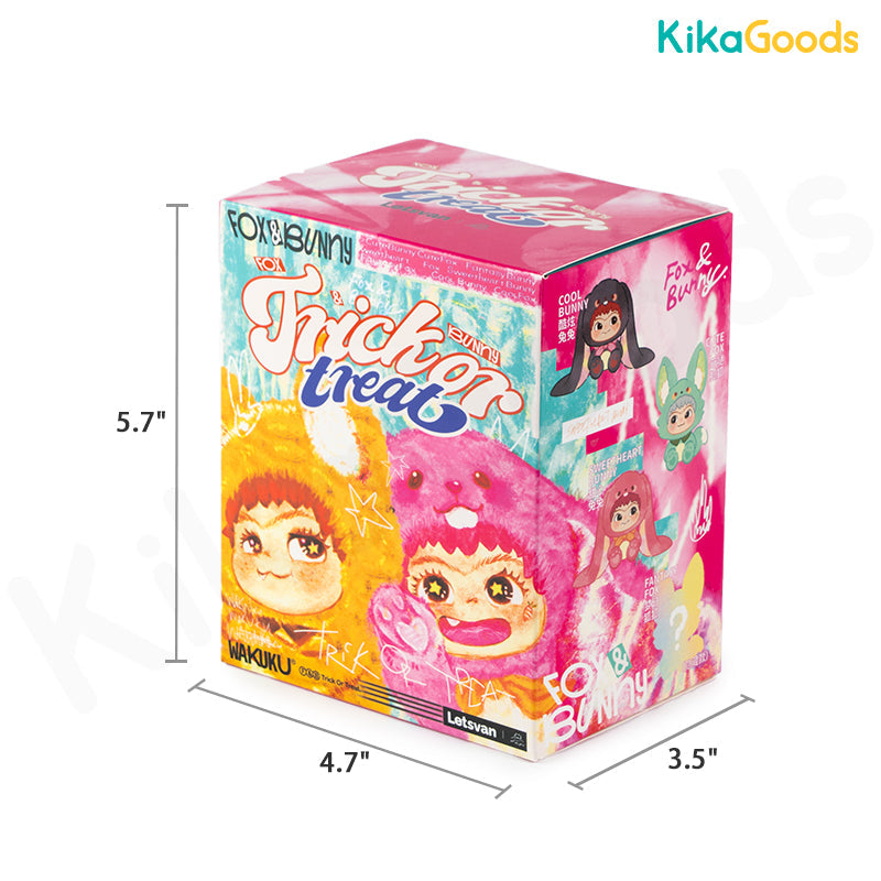 Wakuku Fox & Bunny Trick Or Treat Series Plush Blind Box – EU