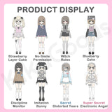 Don't Touch My Bangs Series Special 1/6 Action Figure BJD Blind Box【Open-Eye Edition】