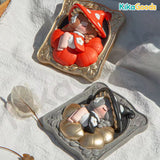 Mushroom Girl Relief-Carved Refrigerator Magnet Blind Box