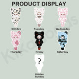 Piku The Week Series Plush Pendant Blind Box