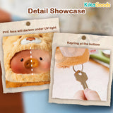 LuLu the Piggy Animal Party Series 2 Cutest Butler PVC Face Plush Key Cover Keychain Blind Box