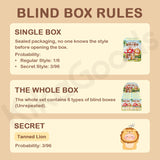 LuLu the Piggy Animal Party Series 2 Cutest Butler PVC Face Plush Key Cover Keychain Blind Box