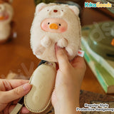 LuLu the Piggy Animal Party Series 2 Cutest Butler PVC Face Plush Key Cover Keychain Blind Box