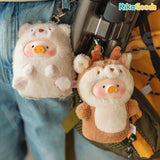 LuLu the Piggy Animal Party Series 2 Cutest Butler PVC Face Plush Key Cover Keychain Blind Box