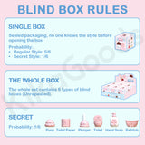 Bath Collection Cute Beans Squishy Blind Box