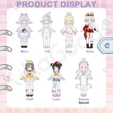 Dream Cradle Series 1/8 Action Figure BJD Blind Box